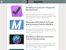 Tablet Screenshot of macappetite.com